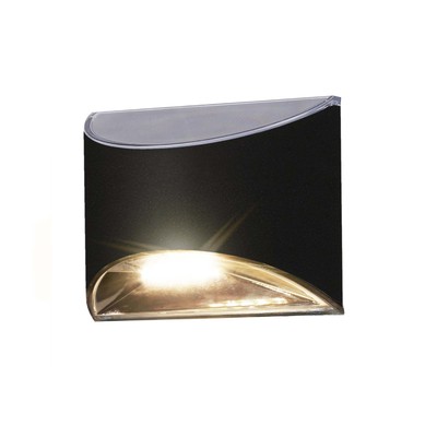 Classy Caps DLS900 Solar Powered 4''W LED Outdoor Deck & Wall - Black