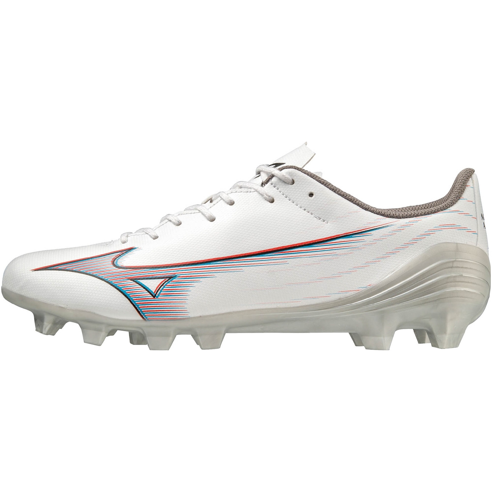 MIZUNO ALPHA SELECT Soccer Cleats White x Ignition Red x