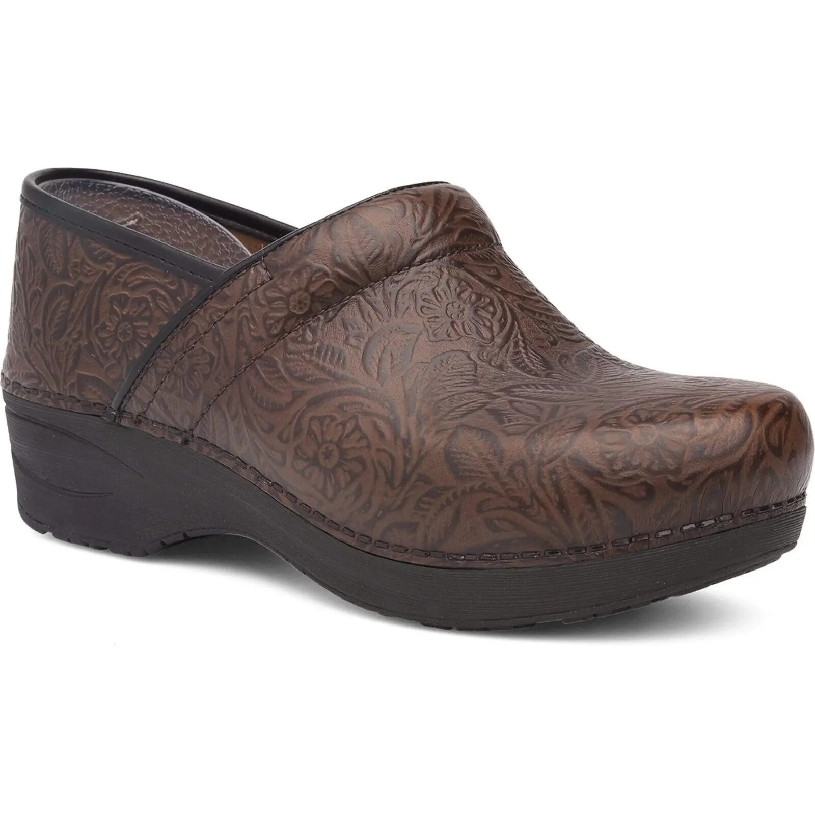 Dansko XP 2.0 Brown Floral Tooled Women's Clogs - NEW - Choose Size \u0026 Width  | eBay