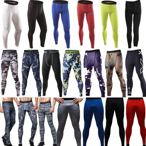 Herren Kompressionshose Laufhose Leggings Fitness Sporthose Leggins Lange Hose