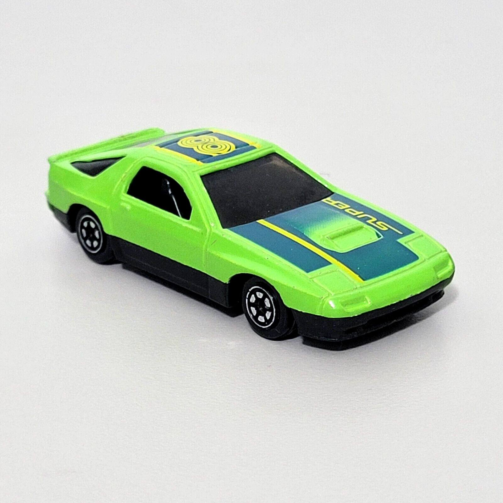 Vintage Yatming #807 MAZDA RX-7 2nd Gen Green 1/64 Diecast
