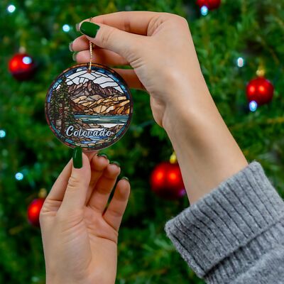 Colorado Ornament Mountain Vacation Trip Travel Keepsake Gift Souvenir