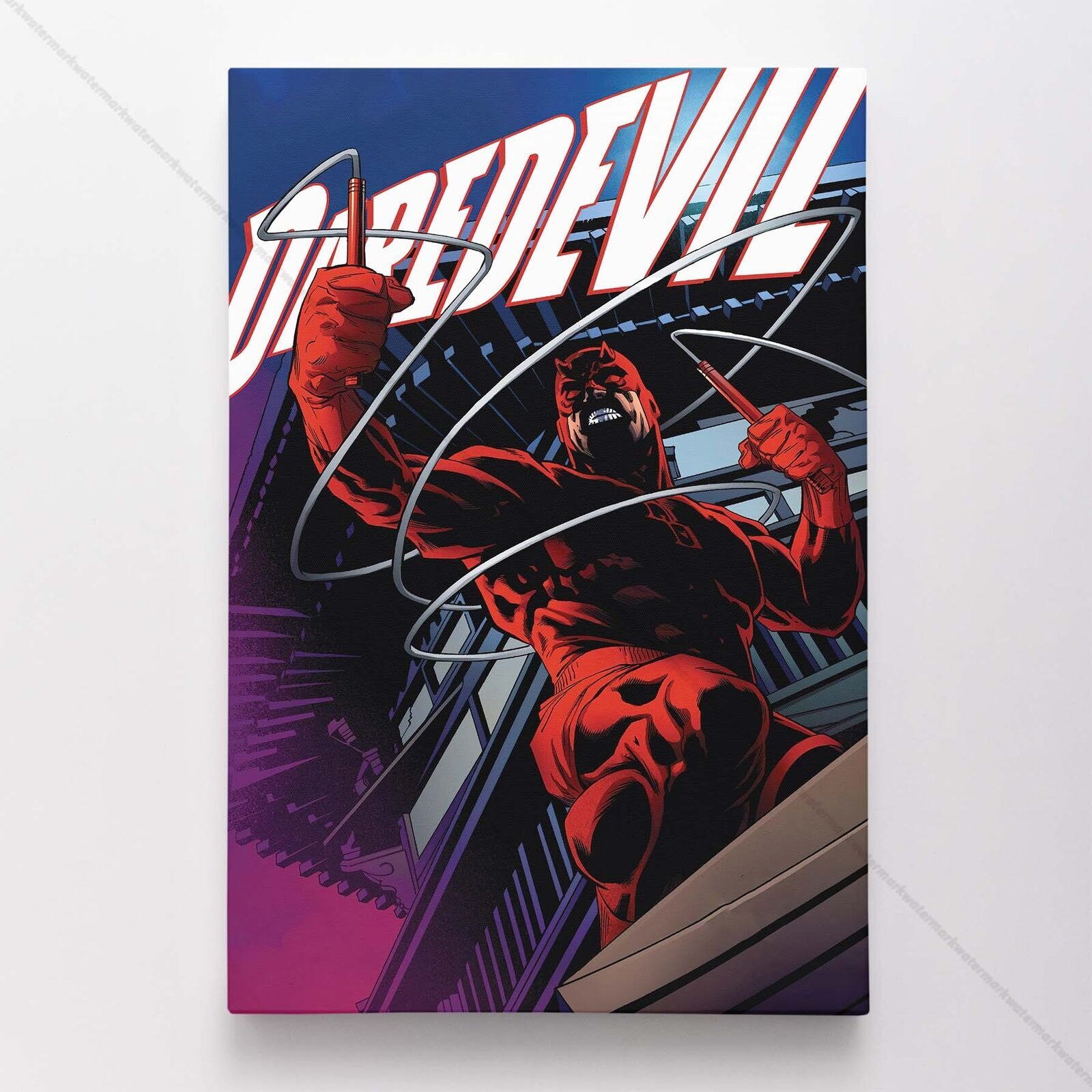 Daredevil Poster Canvas Vol 6 #1 Hidden Gem Marvel Superhero Comic Art Print