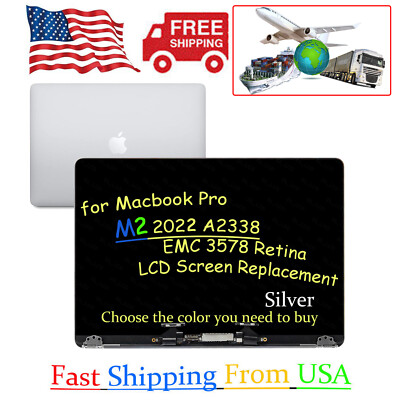 Retina LCD Screen Display Assembly Replacement for MacBook Pro 13'' M2 A2338 2022