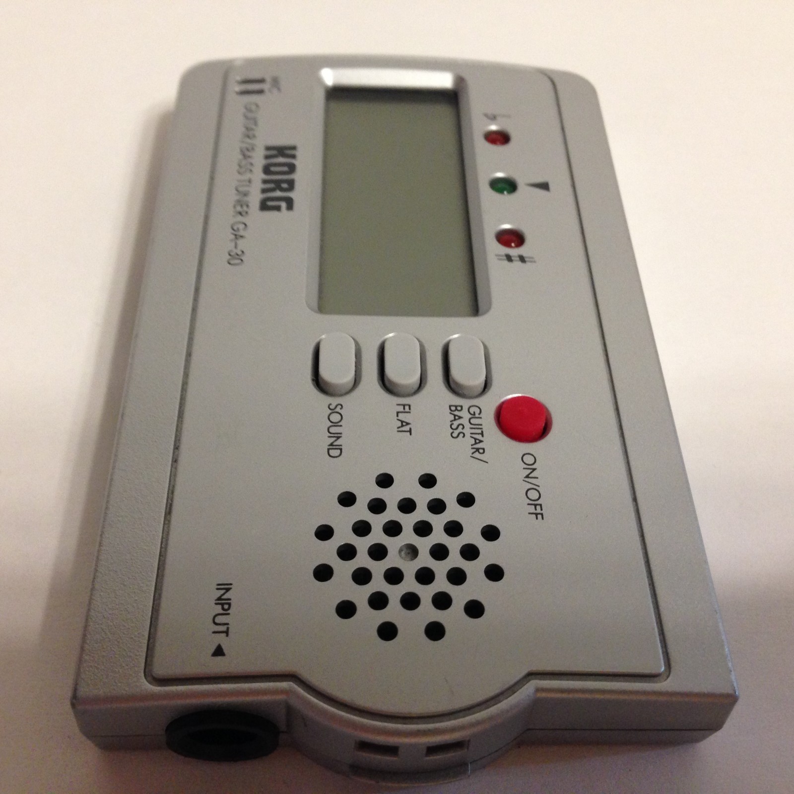 KORG GA-30 Ultra Compact Guitar/Bass Tuner Working Perfectly