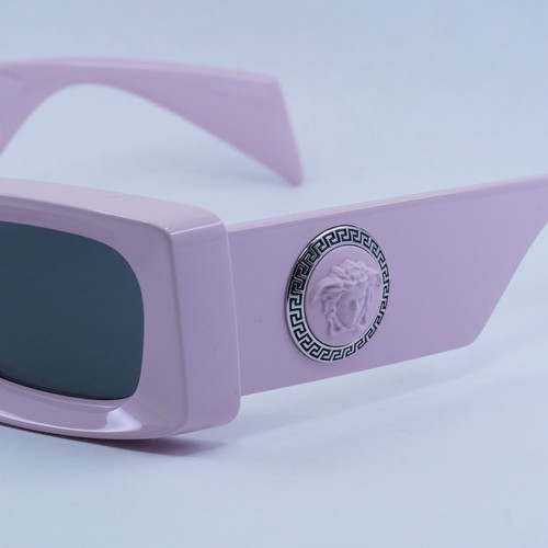Pre-owned Versace Ve4474u 548587 Pink/dark Grey 52-20-140 Sunglasses Authentic In Gray