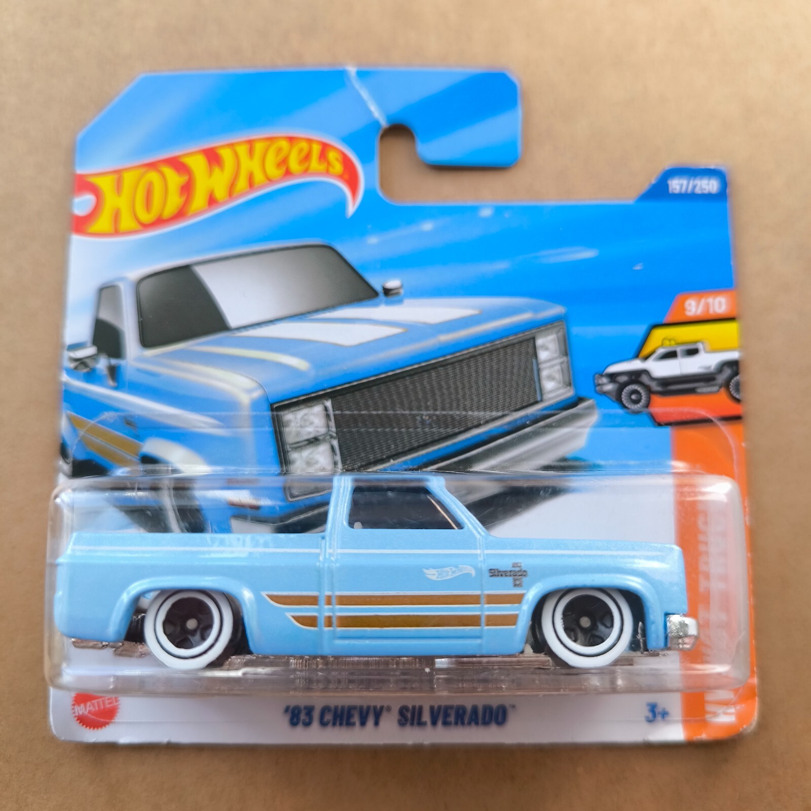 HOT WHEELS 2025 short card HW HOT TRUCKS 83 CHEVY SILVERADO