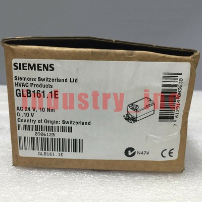 New in box Siemens GLB161.1E Damper actuator 24V 10NM one year warranty #II