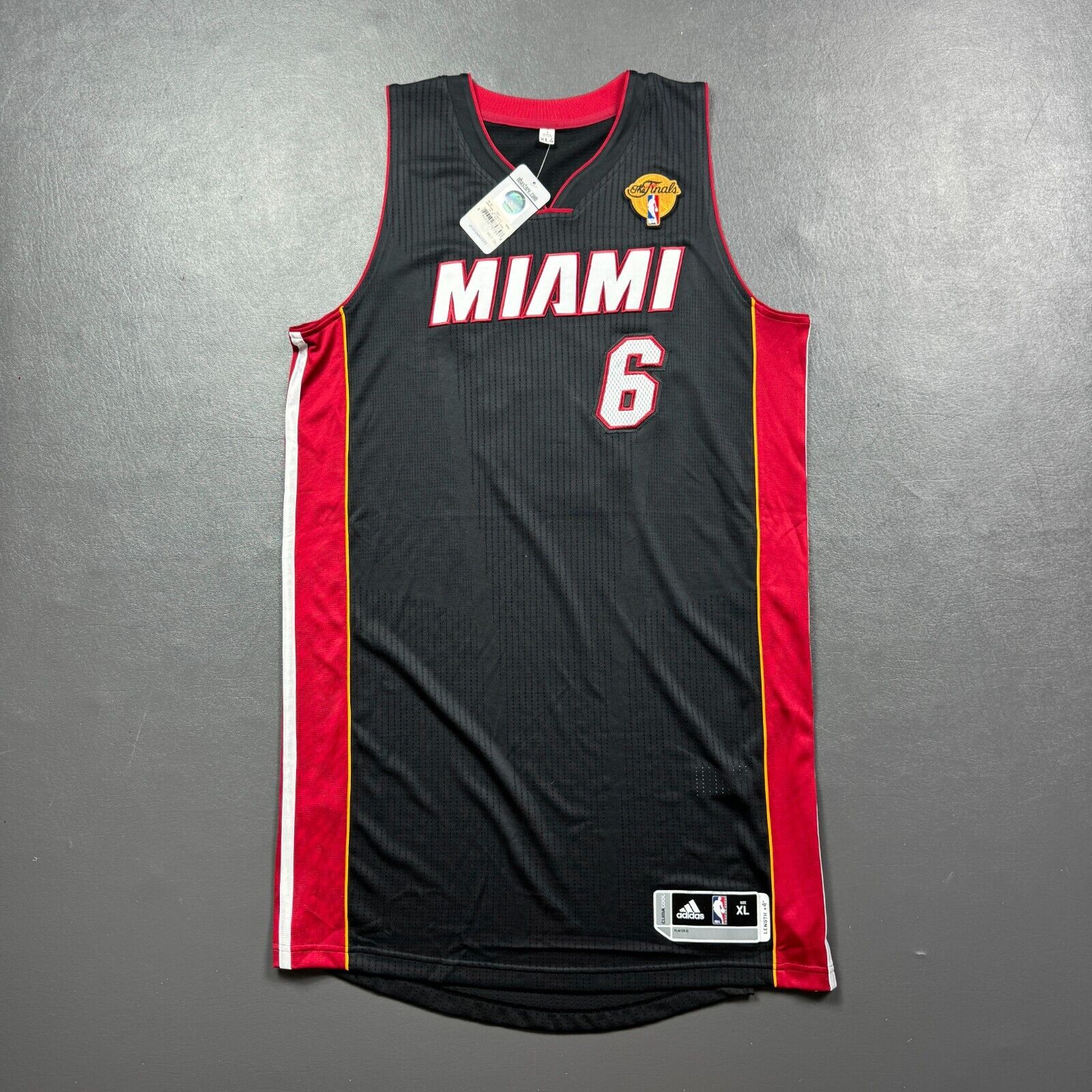 100% Authentic Lebron James Miami Heat NBA Finals Jersey XL 100% Authentic Lebron James Miami Heat NBA Finals Jersey XL