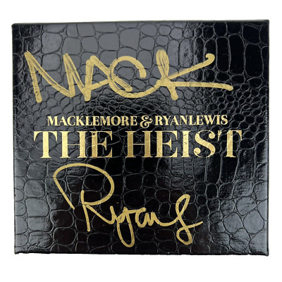Macklemore & Ryan Lewis The Heist Deluxe Album Signed Gator-Case CD & Art