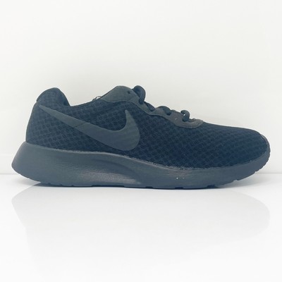 

Nike Womens Tanjun 812655-002 Черные кроссовки для бега, размер 7, Черный, Tanjun