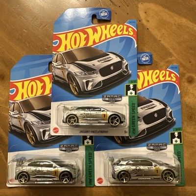 2023 Hot Wheels Walmart Zamac  Jaguar I-Pace eTrophy #11 Lot Of 3-Ships Free!