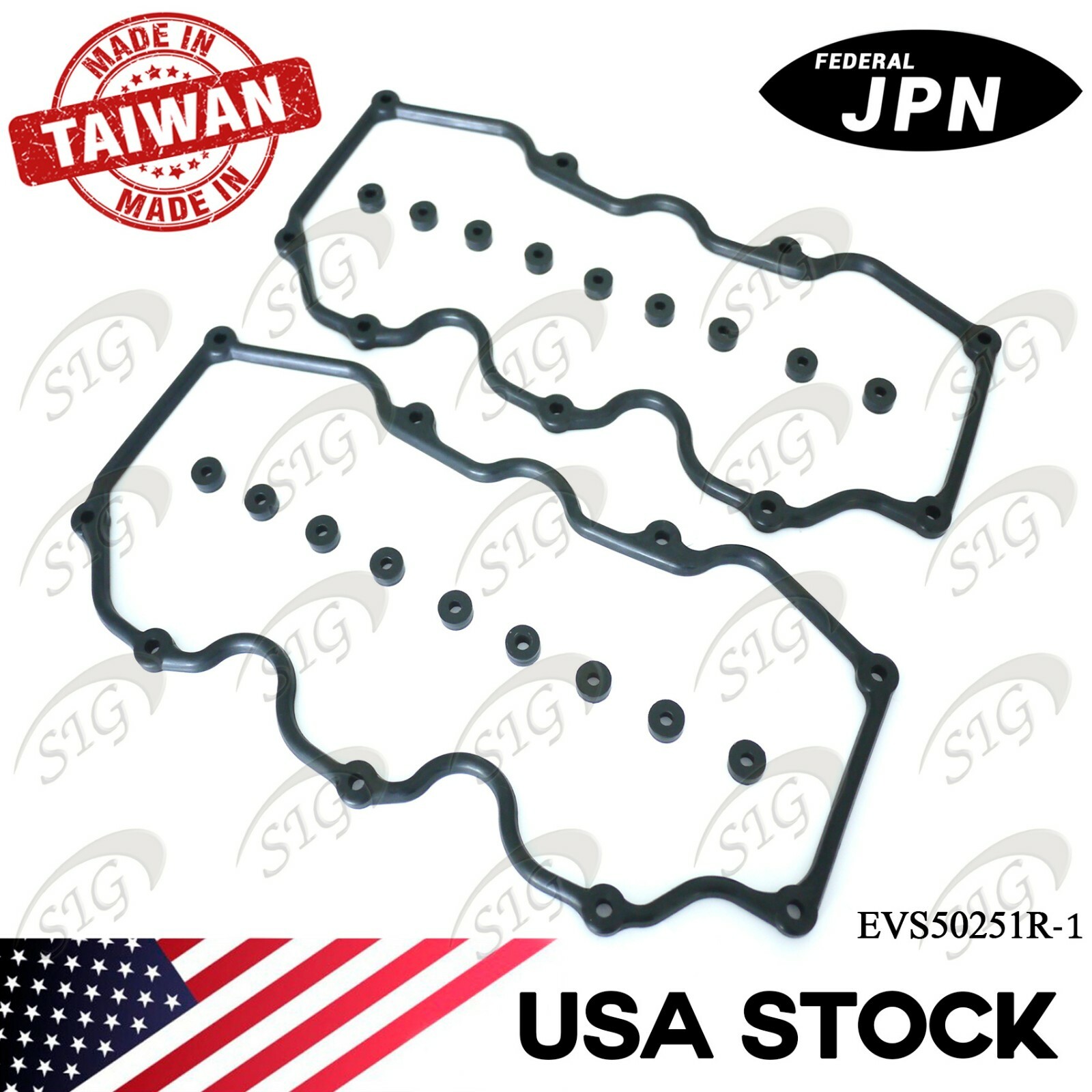Engine Valve Cover Gasket Set for Nissan Xterra 20002004 3.3L V6 SOHC