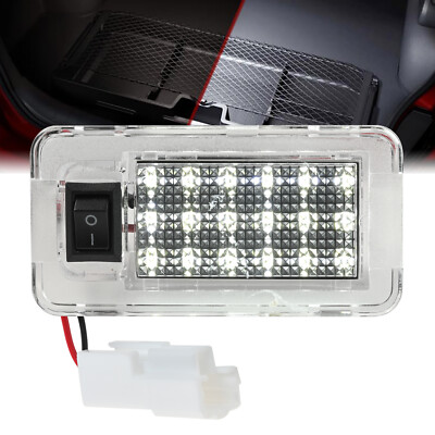 1Pcs New White LED Interior Trunk Light w/Switch For Toyota RAV4 Scion Lexus