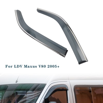 2pcs Window Deflectors Wind Rain Protector For LDV Maxus V80 2005+ F13
