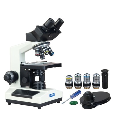 Phase Contrast & Brightfield Binocular Compound Microscope Live Blood Analysis