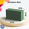 Upgraded 6 Pack Floral Flower Foam Blocks, Green Plant Foam for Flower Arrangements, Wet and Dry Florist Foam Styrofoam for Fresh and Artificial Flowers (5.5