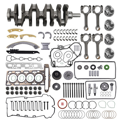 Complete 2.4L Engine Rebuild Crankshaft Rods Timing Kit For Chevrolet Buick GM