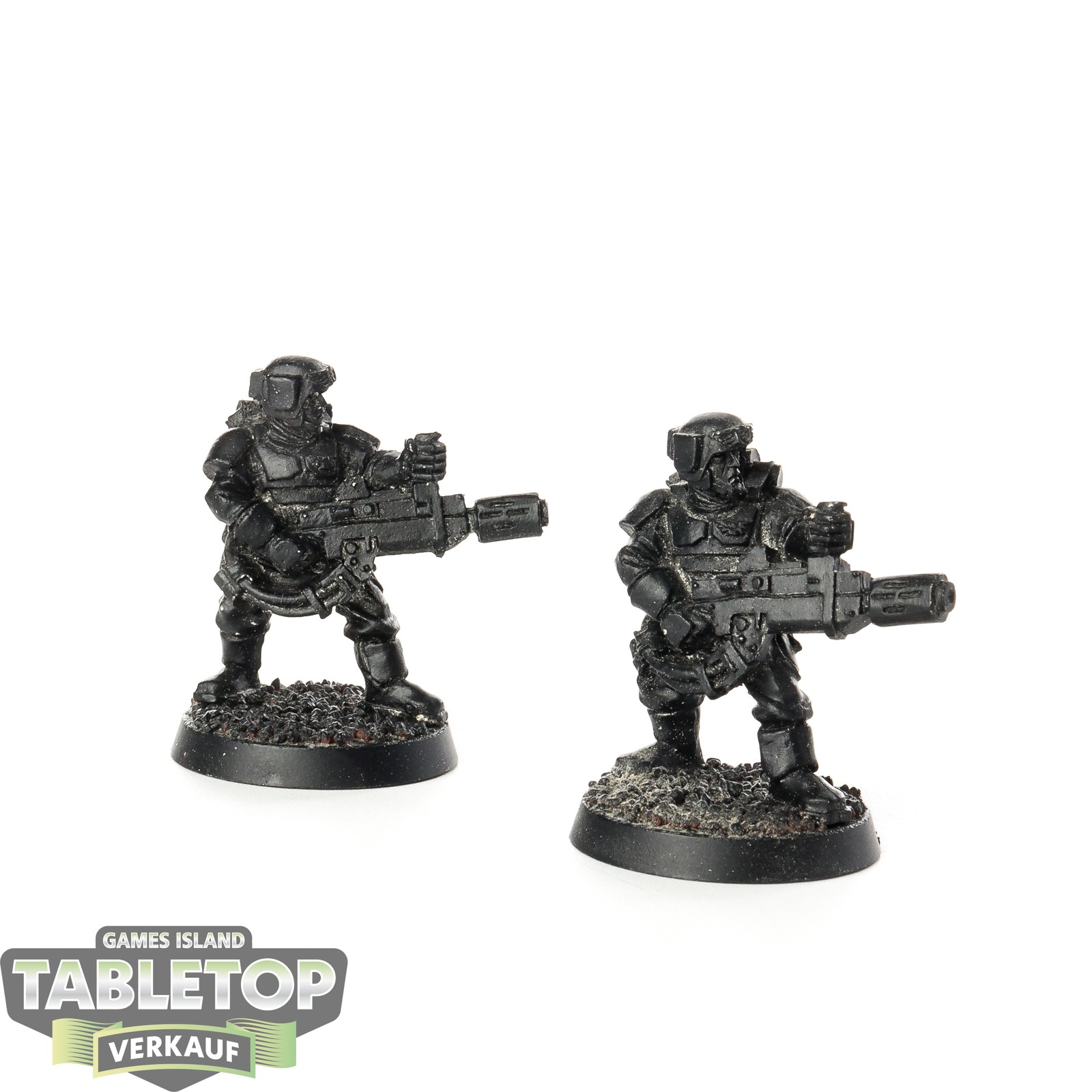 Astra Militarum - 2x Cadian with Meltagun - grundiert