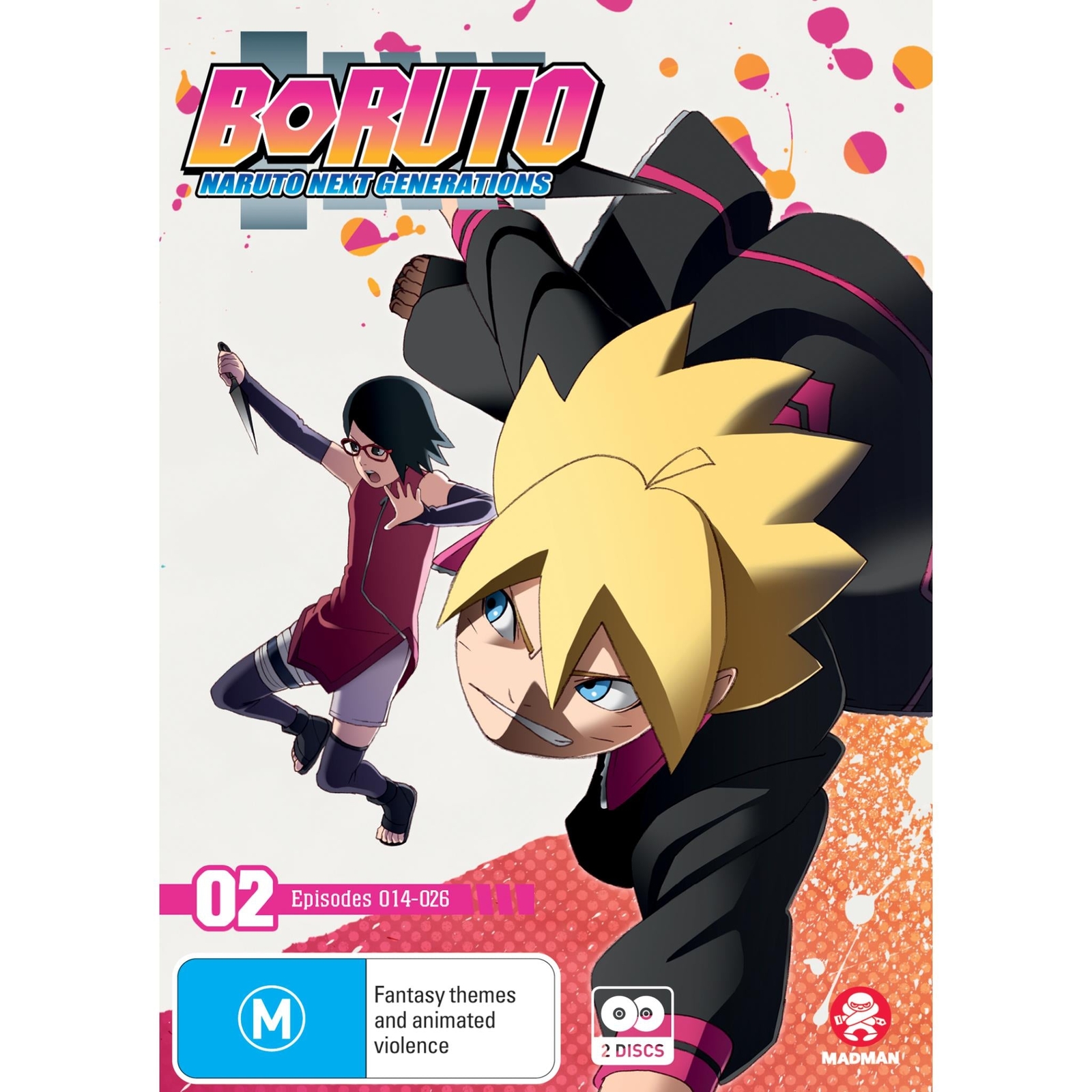 Boruto - Naruto Next Generation - 02 (DVD) New & Sealed - Reg 4 - Picture 1 of 1