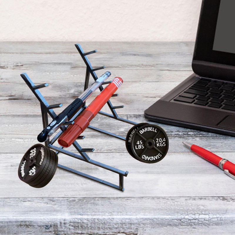 Pen Holder Squat Rack Design Creative Stand for Pens and Pencils Pen Storage