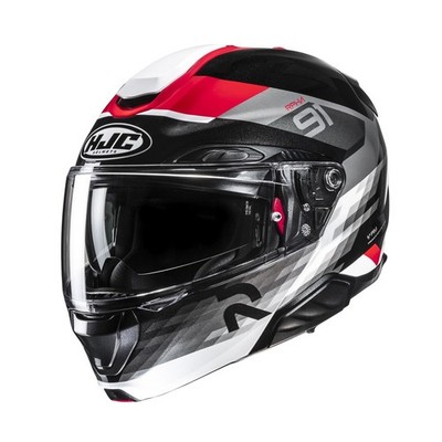 HJC RPHA 91 Madal MC-1 rot Touring Klapp-Helm Sonnenblende M