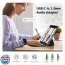 UGREEN USB C to 3.5mm Audio Adapter Type C Aux Headphone Jack DAC Stereo Mic HiFi Right Angle Dongle Compatible with iPhone 16 15 Pro Max/15 Pro/15 Plus, iPad Pro, Galaxy S24 Ultra Pixel 9 Pro, Gray