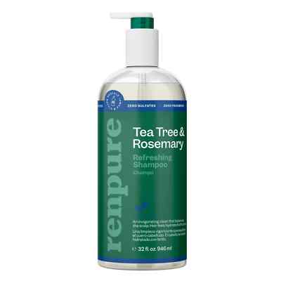 Renpure Tea Tree & Rosemary Refreshing Shampoo, for All Hair Types, 32 oz
