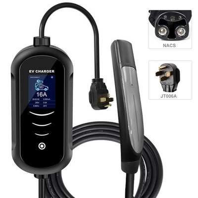 Level 2 EV Charger For Tesla, 32A / 7.2kW Fast Home EV Charger w/ NEMA 14-50Plug