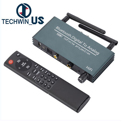 Digital Optical to Analog RCA 3.5mm Bluetooth 5.0 Receiver Audio Converter