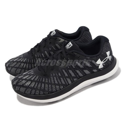

Женские кроссовки Under Armour Charged Breeze 2 UA Blac Grey White 3026142-001, Черный, Charged Breeze 2