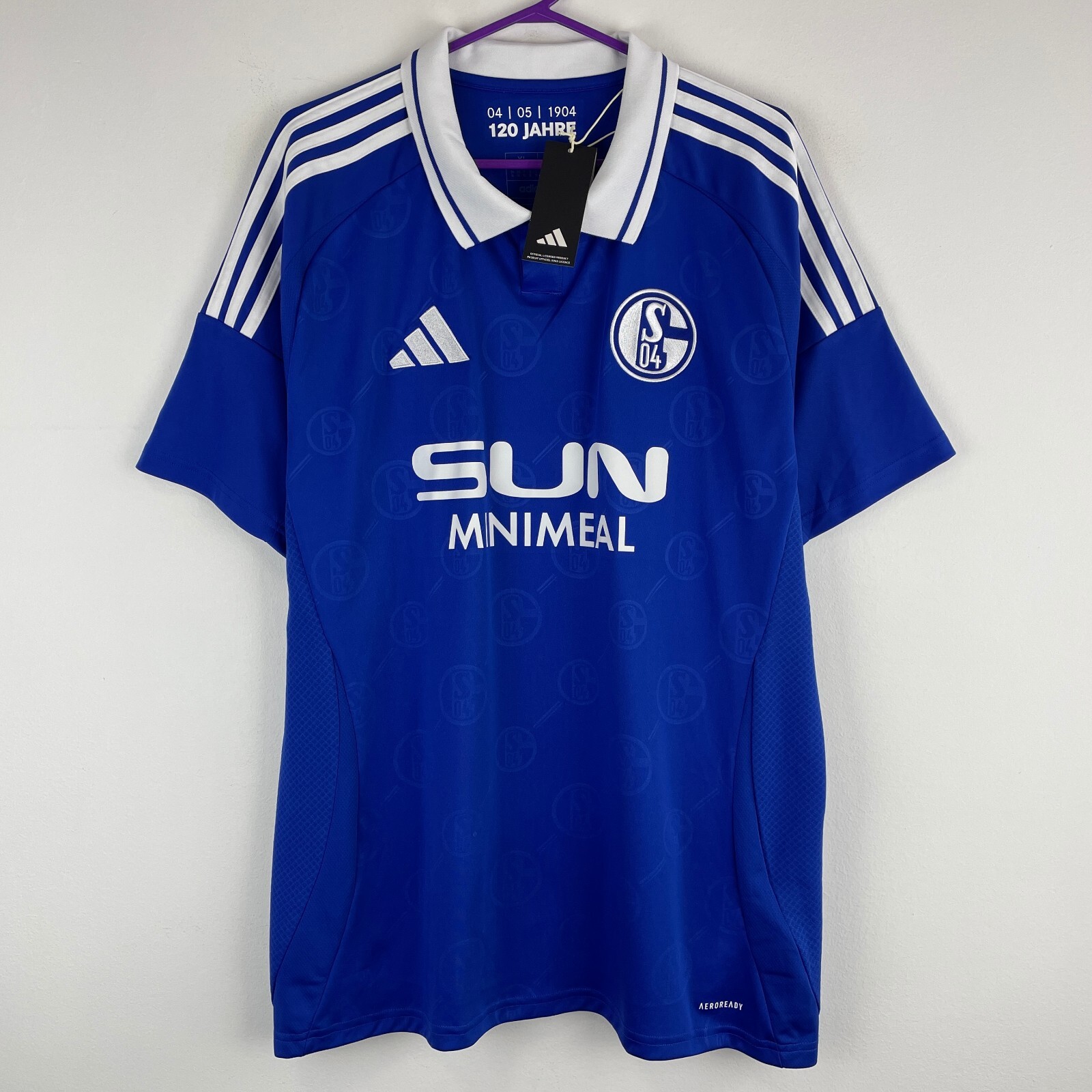 FC Schalke 04 Home 2024-2025 Football Shirt Adidas Soccer FC Schalke 04 Home 2024-2025 Football Shirt Adidas Soccer
