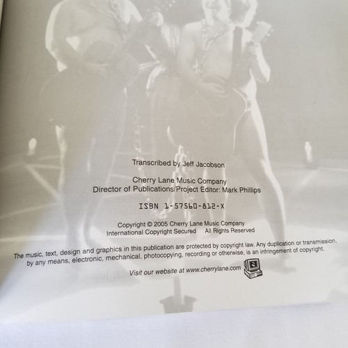 Tenacious D Guitar Tablature Book Jack Black Kyle Gass Parental Advisory Songs