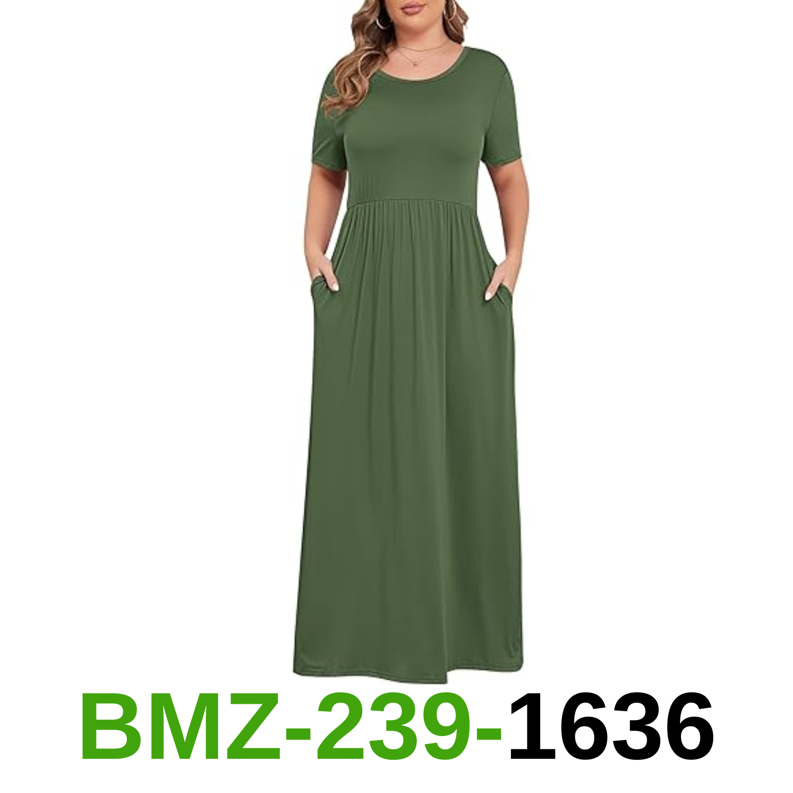 KARALIN Women Plus Size Maxi Dresses for Curvy Women Summer Casual Short, 26