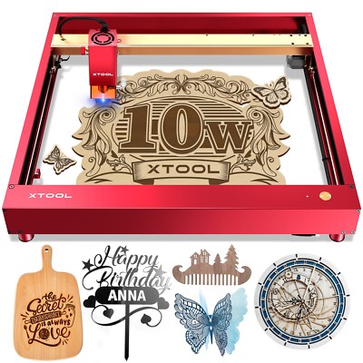 xTool D1 Pro 10W Laser Engraver Higher Accuracy Laser Cutter Machine