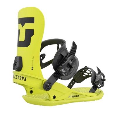 Union Strata Men's Snowboard Bindings, Acid Green, Large MY25