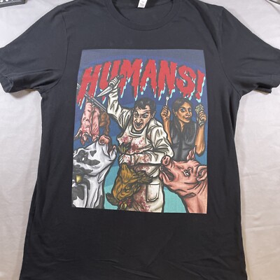 Denis Nealis Vegan Vegetarian T Shirt Large 