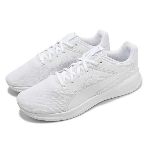 

Puma Transport White Silver Мужские кроссовки унисекс для бега 377028-04, Белый, Transport