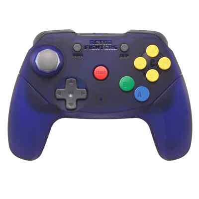 Retro Fighters Brawler64 Wireless Edition N64 Controller - Nintendo 64 - Purple