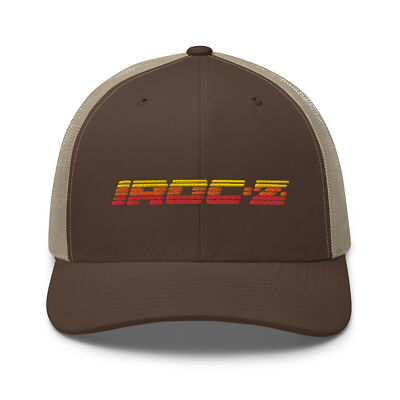 Retro 1980's Chevy Camaro IROC-Z Logo Trucker Cap