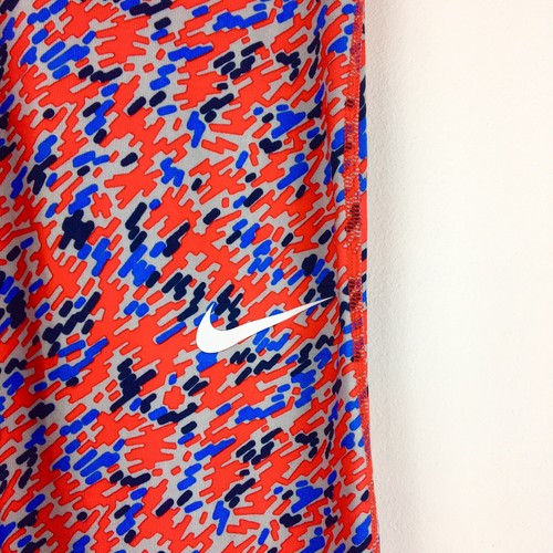 Youth Girls Nike Pro Cropped Leggings Exta Large XL Red Blue Athletic Workout