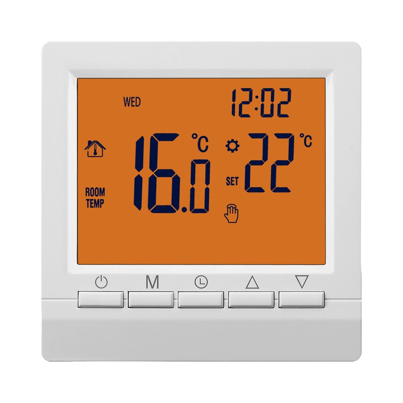 Home Smart Programmable Thermostat Wall LCD Screen Battery Powered Thermostat