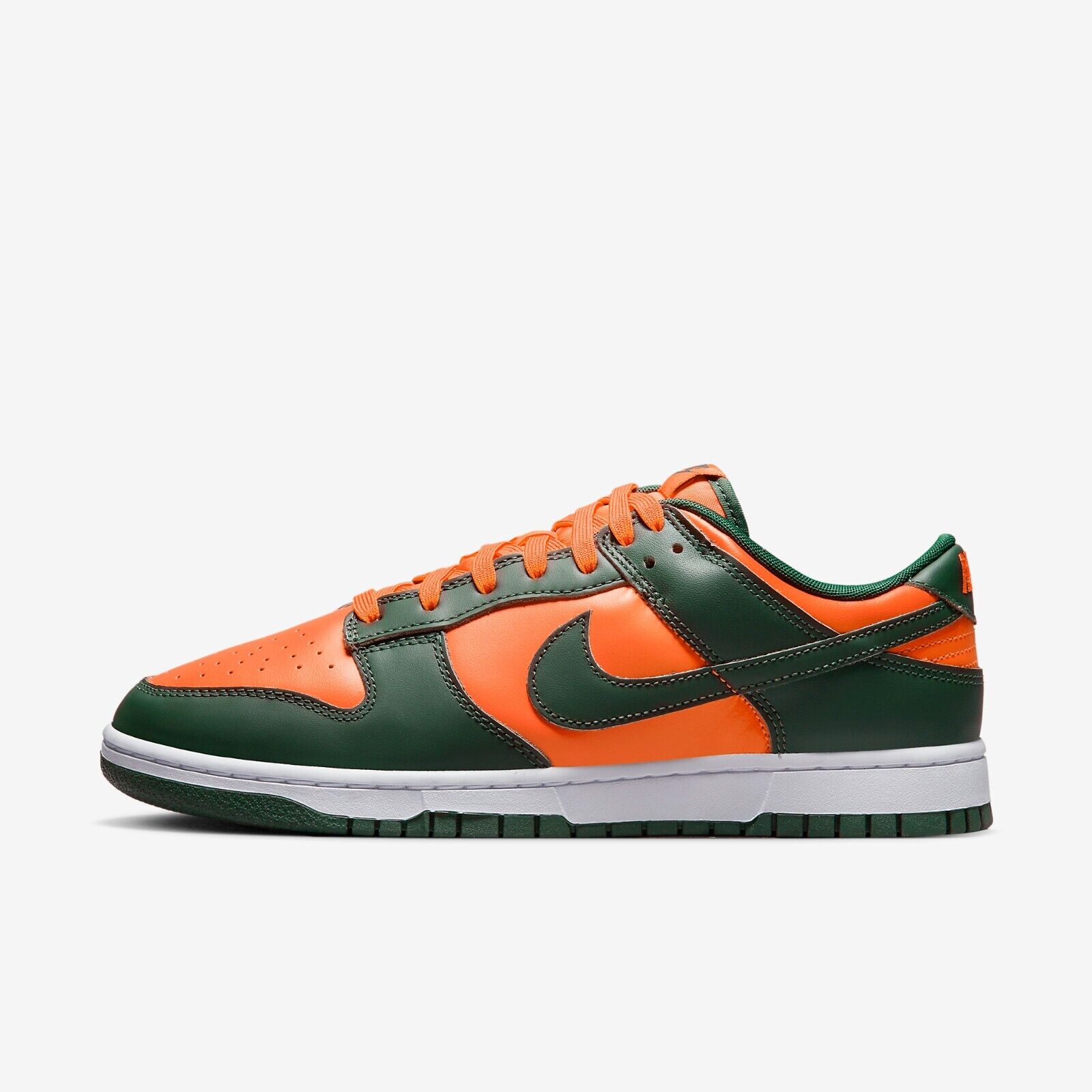送料無料 ! NIKE DUNK LOW RETRO Miami Hurricanes Nike Dunk Low Retro Miami Hurricanes Men's - DD1391-300 - US