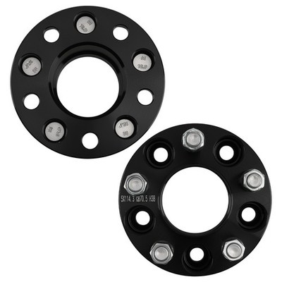 1.5 inch Wheel Spacers for Mazda B3000 B4000 Navajo 5x4.5 70.5mm Hub Bore