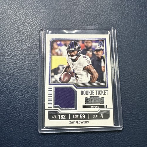 2023 Panini Contenders ZAY FLOWERS #TS39V ROOKIE TICKET RC