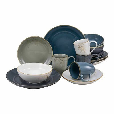 Nature Collection Nordic Style Kombiservice 16tlg für 4 Personen CreaTabel 16253