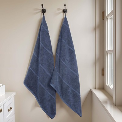 Mile Smart Twist Cotton Medium Weight Bath Sheets, For Guest Bath, Bathroom, ...