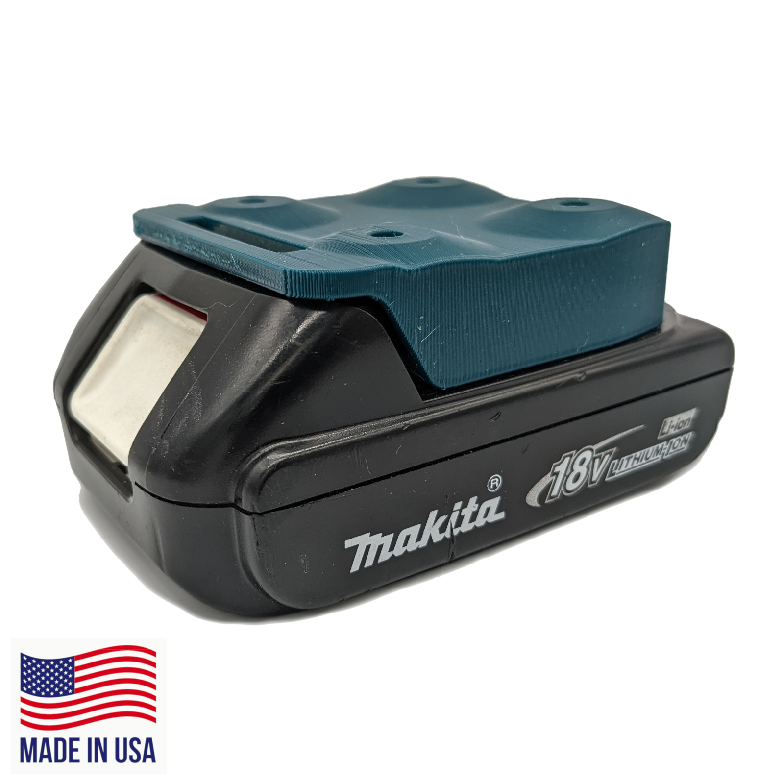 COMBO 6 / 6 Pack Makita 18V Battery and Tool Mounts / Holders - MADE IN USA