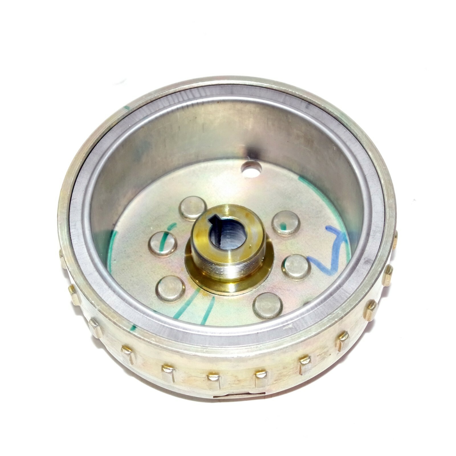 Fits Royal Enfield Classic 500 Flywheel Magneto Assembly+5MM Dia Stator MTG Hole 