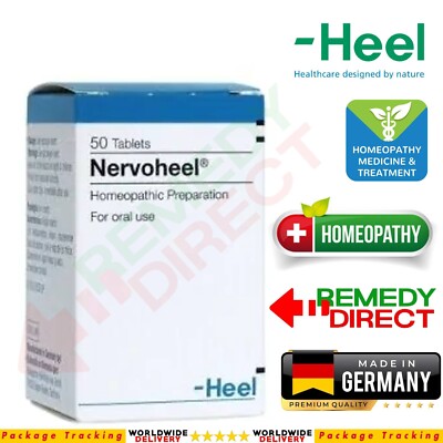 NERVOHEEL N Stress Relief, Nervousness, Sleeping Disorders, Mood Swings, 50 Tabs